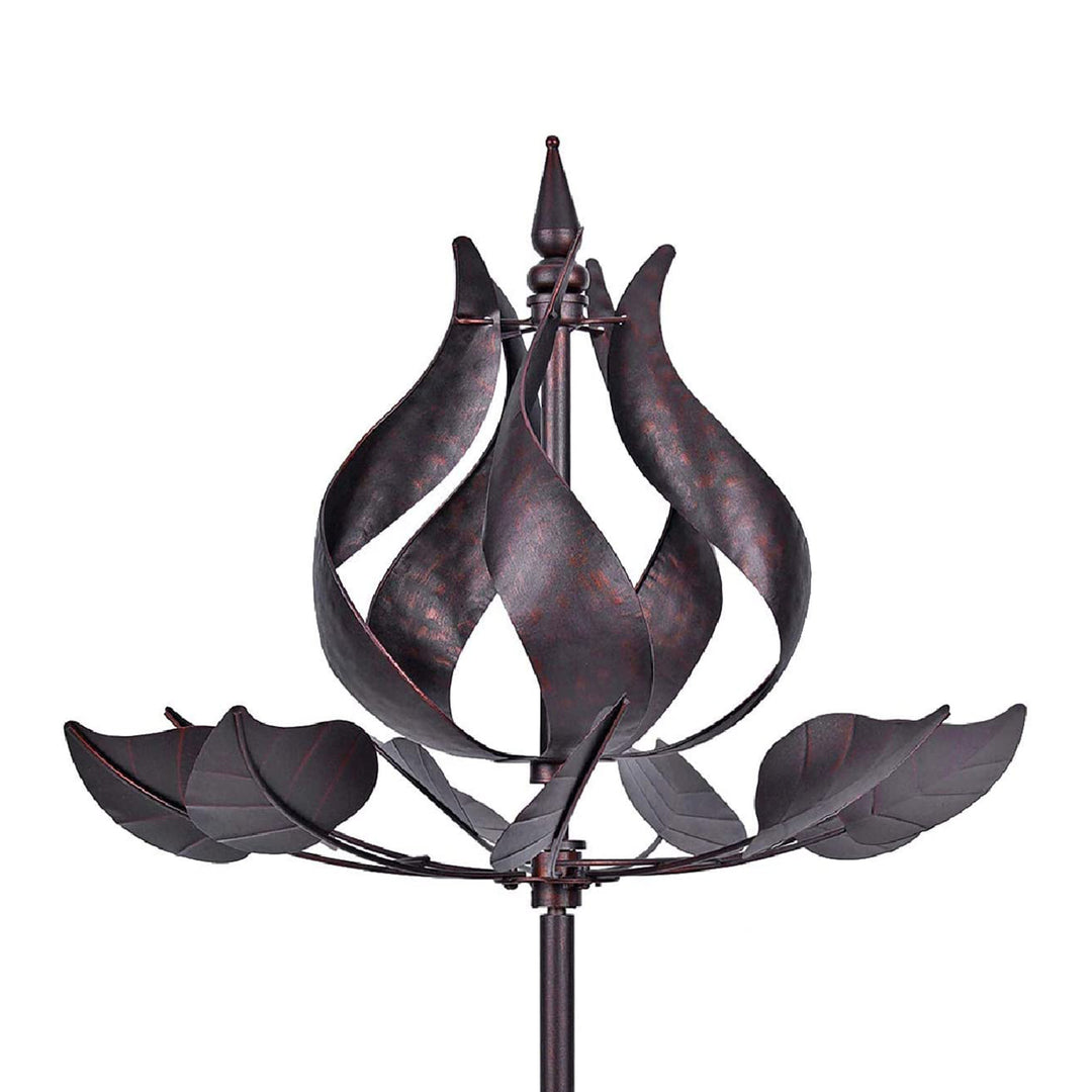 Hourpark Pinwheel Garden Lawn Yard Art Decor Tulip Wind Spinner (Open Box)