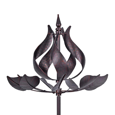 Hourpark Pinwheel Garden Lawn Yard Art Decor Tulip Wind Spinner (Open Box) - VMInnovations