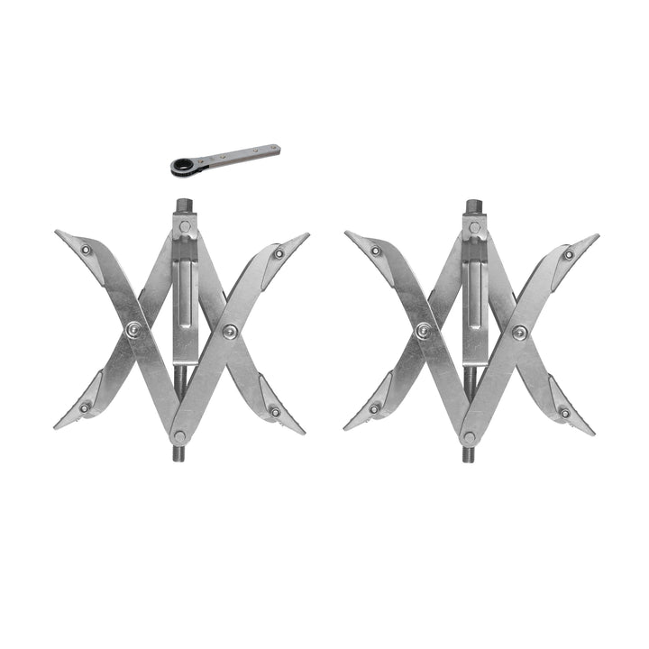 PoleStar 10201099 XX Chock Stabilizer for Tandem Axle RV and Cargo Trailers, 2pk - VMInnovations
