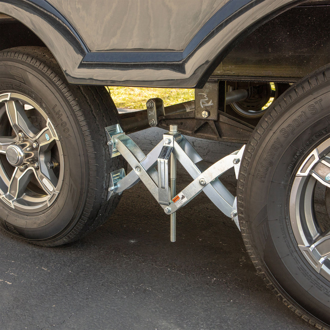PoleStar 10201099 XX Chock Stabilizer for Tandem Axle RV and Cargo Trailers, 2pk - VMInnovations