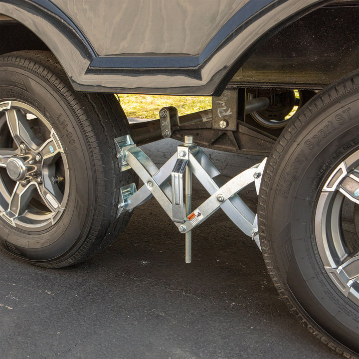 PoleStar 10201099 XX Chock Stabilizer for Tandem Axle RV and Cargo Trailers, 2pk - VMInnovations