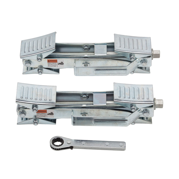 PoleStar 10201099 XX Chock Stabilizer for Tandem Axle RV and Cargo Trailers, 2pk - VMInnovations