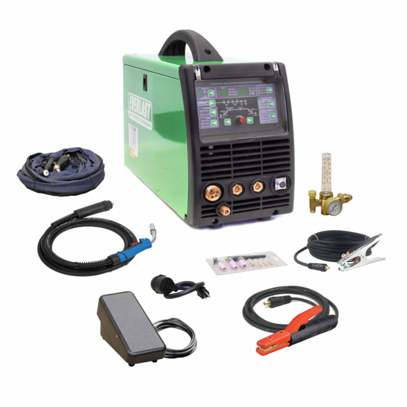 Everlast 120/240 Dual Voltage TIG/MIG/Stick CV/CC Welding System (Open Box)