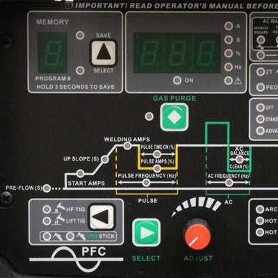 Everlast PowerTIG 210EXT Portable Digital AC/DC TIG Stick Pulse Inverter Welder