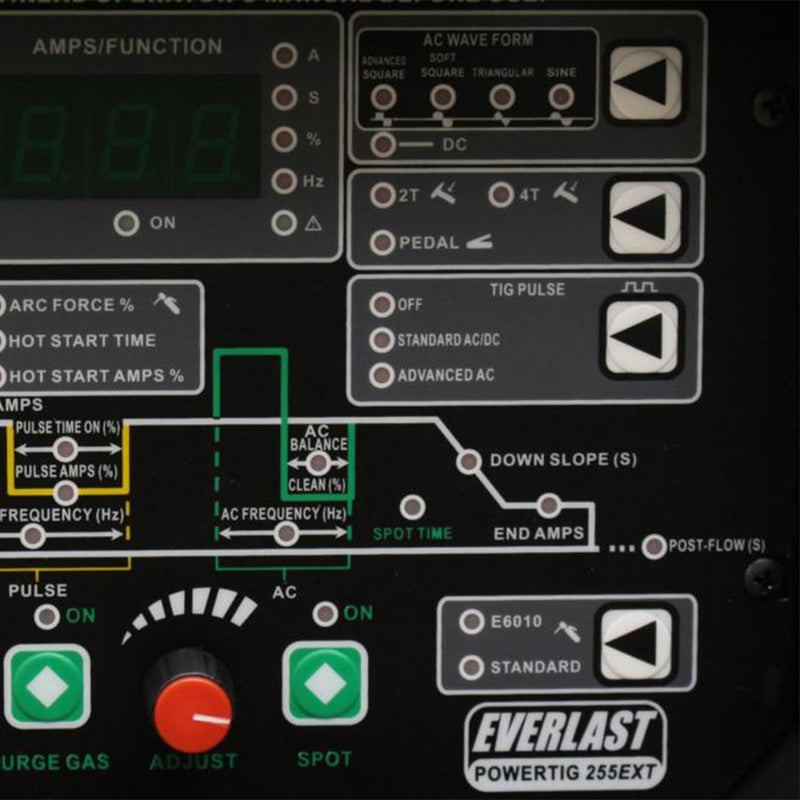 Everlast PowerTIG Portable Digital AC/DC Stick Pulse Inverter Welder (Open Box)