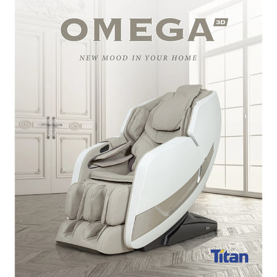Osaki Titan TI-Pro Omega Zero Gravity Reclining Full Body Massage Chair, Taupe