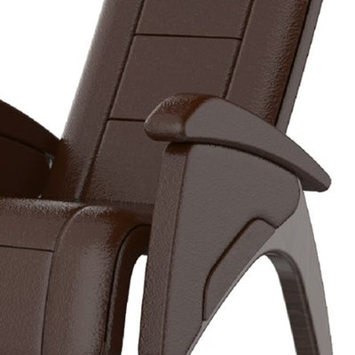 Osaki ZR-L7 Zero Gravity Reclining Chair with Wakeup Timer, Dark Brown Leather