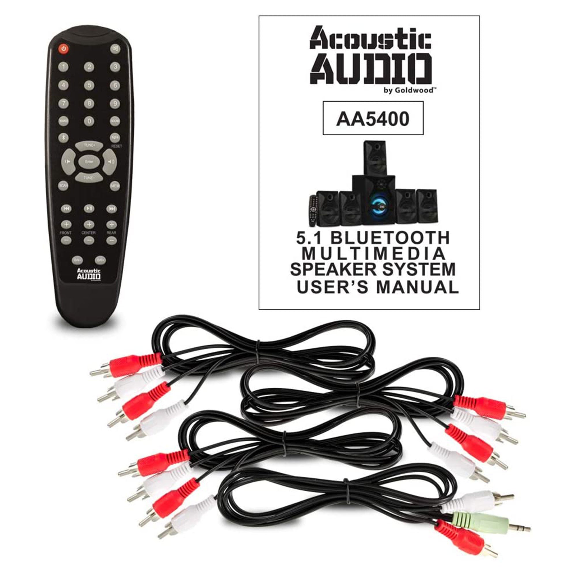 Acoustic Audio by Goldwood 6 Pc Surround Sound System Home Theater (For Parts) - VMInnovations