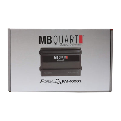 MB Quart 400W 8" Subwoofer, 1,000W Monoblock Amplifier, & Soundstorm Wiring Kit