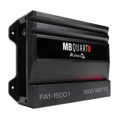 MB Quart 400W 12" Subwoofer, 1,500W Monoblock Amplifier, & Soundstorm Wire Kit - VMInnovations