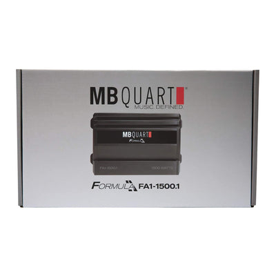 MB Quart 400W 12" Subwoofer, 1,500W Monoblock Amplifier, & Soundstorm Wire Kit - VMInnovations