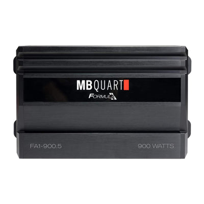 MB Quart Car Amp w/ Maxxsonics 2-Way Speakers 2-Pack & Soundstorm AKS8 Wire Kit - VMInnovations