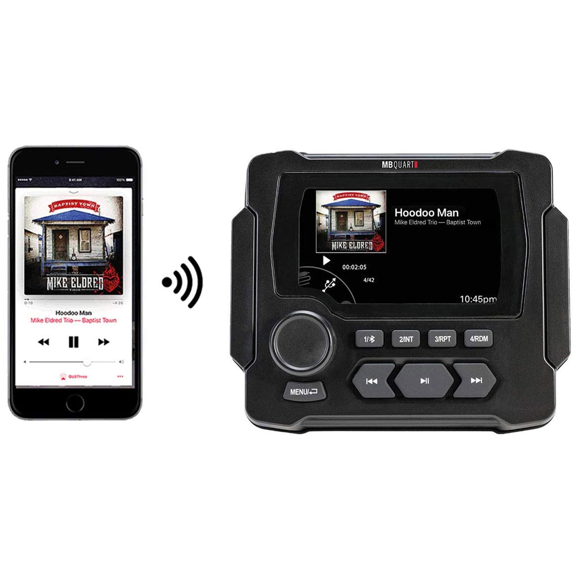MB Quart GMR LED Bluetooth Nautic 160 Watt Source Unit Media Player for GMR 3