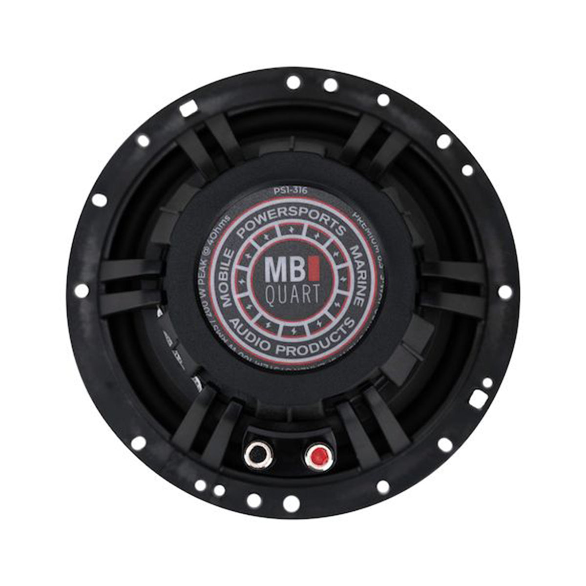 MB Quart Premium 6.5in 400 Watt 3 Way Component Mobile Speaker System (Open Box)