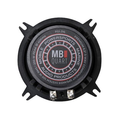 MB Quart Premium 6.5in 400 Watt 3 Way Component Mobile Speaker System (Open Box)