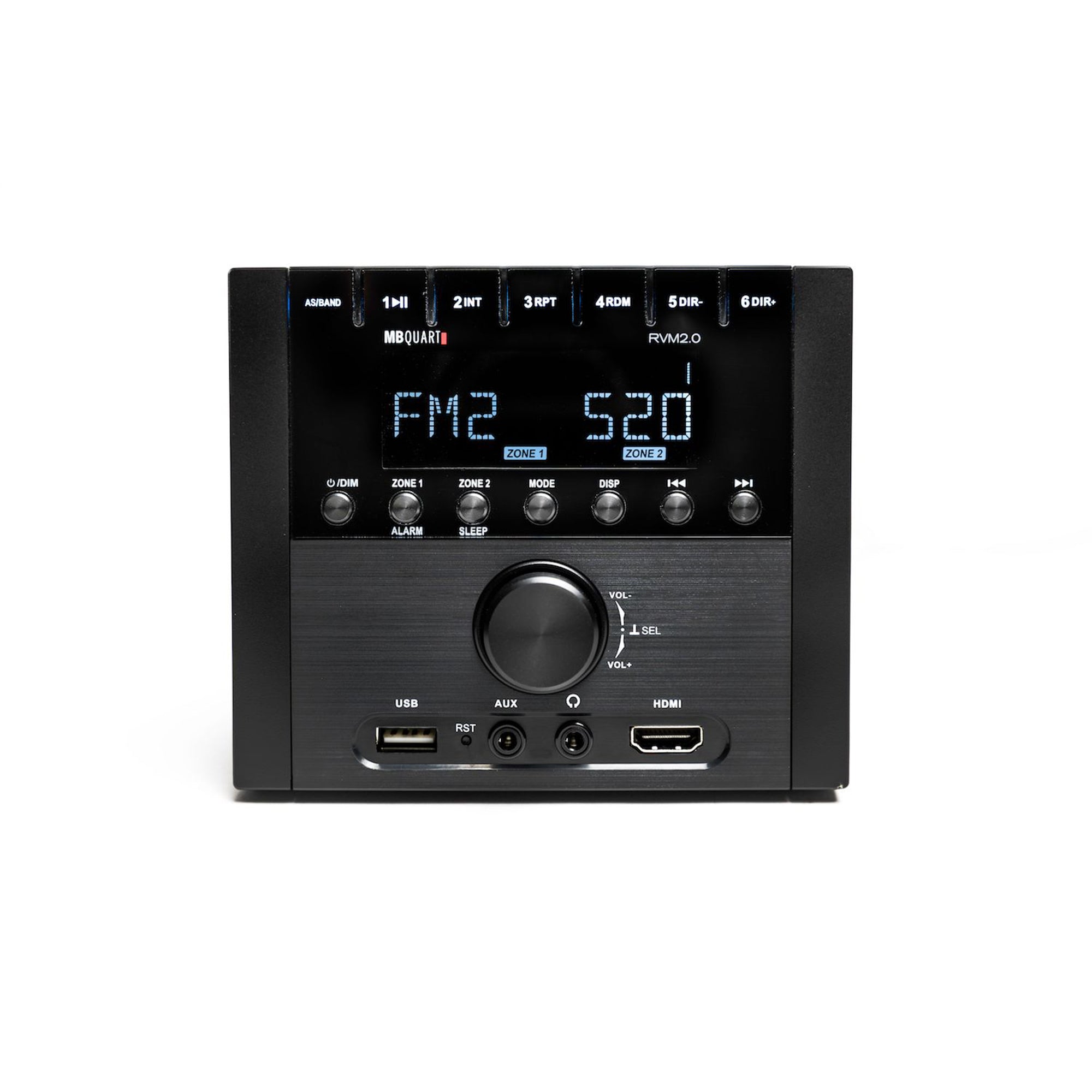 MB Quart RVM2.0 RV In Dash Compact Mechless Source Unit with AM/FM and Bluetooth