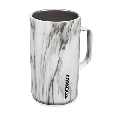 Corkcicle Luxe 22 Oz Coffee Mug Triple Insulated Stainless Steel Cup, Snowdrift