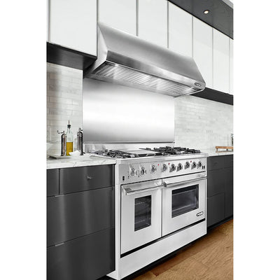 NXR RH Series Professional Style 48" Under Cabinet Range Hood, Stainless Steel