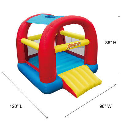 Cool Canopy Bouncer Inflatable Slide & Shaded Backyard Bounce House (Open Box)