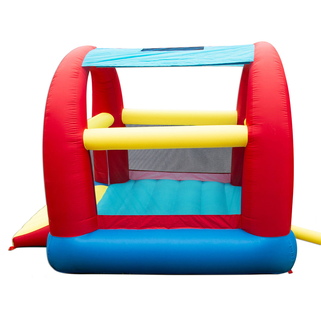 Banzai Cool Canopy Bouncer Outdoor Inflatable Slide/Shaded Backyard Bounce House