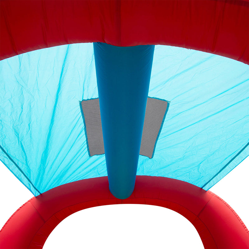 Banzai Cool Canopy Bouncer Outdoor Inflatable Slide/Shaded Bounce House (Used)