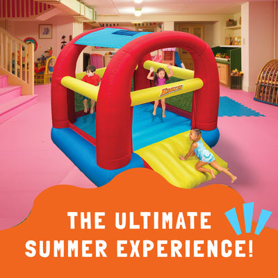 Banzai Cool Canopy Bouncer Outdoor Inflatable Slide/Shaded Bounce House (Used) - VMInnovations