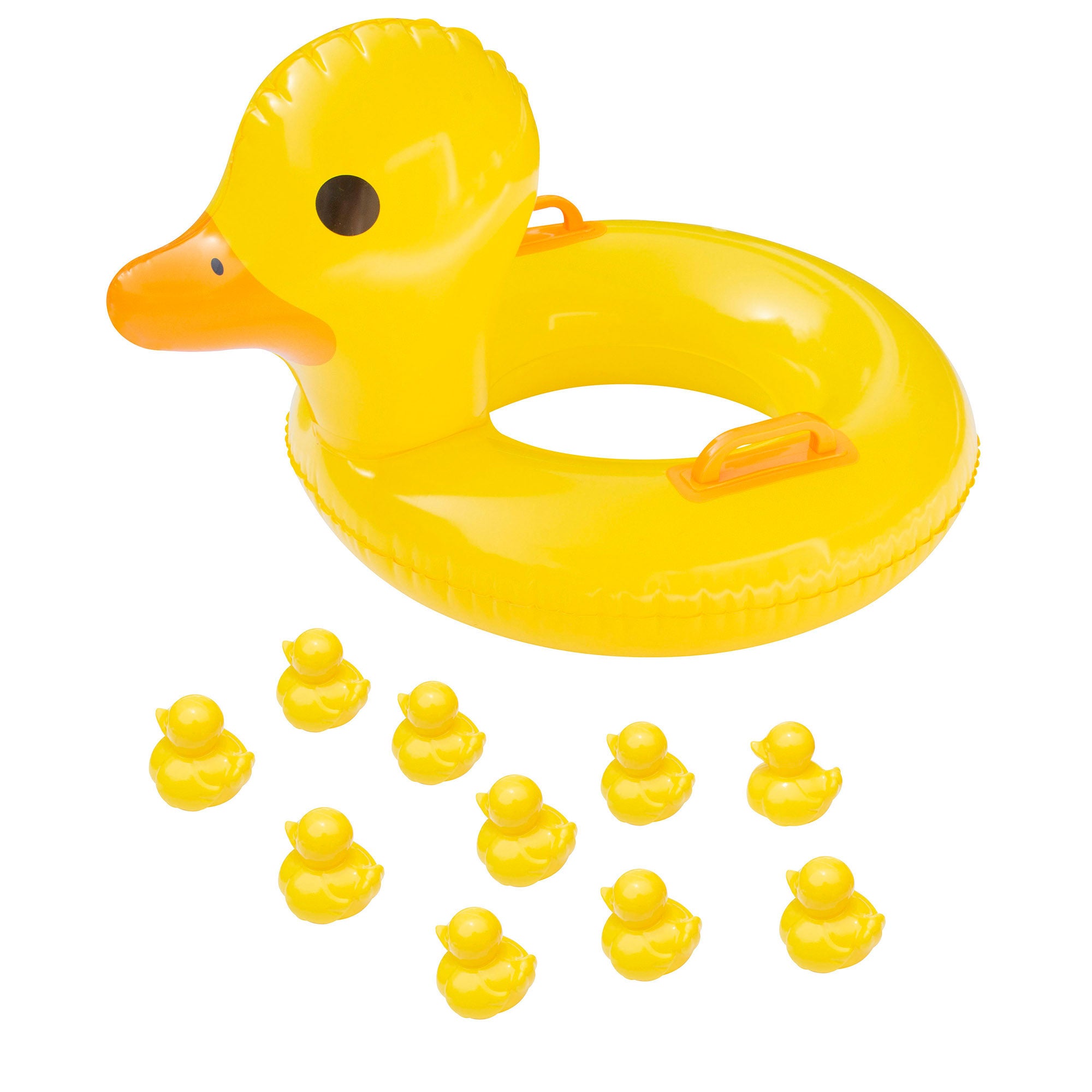Banzai Duck Blast Water Park Inflatable Slide w/Pool Float & Water Cannon (Used) - VMInnovations