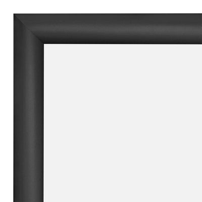 SnapeZo Aluminum Metal Front Loading Snap Poster Frame, Brushed Black, 24 x 30"