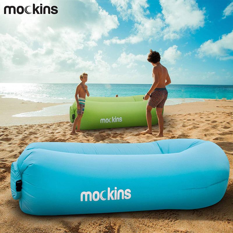 Mockins Inflatable Air Lounger for Camping, the Beach, and Picnics (Open Box)