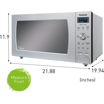Panasonic 1.6 Cu. Ft. Built In/Countertop Microwave Oven (Certified Refurbished)