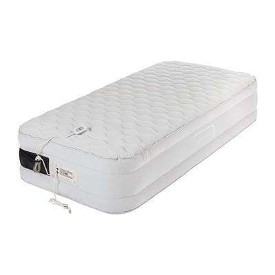 Coleman Aerobed Full Pillow Top Inflatable Air Mattress w/Built In Pump, White
