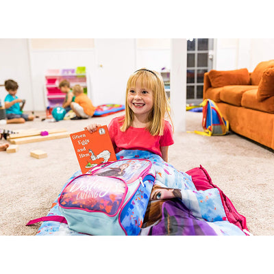 Exxel Outdoors Disney Frozen 2 Sleeping Bag And Backpack Camp Kit (Used) - VMInnovations