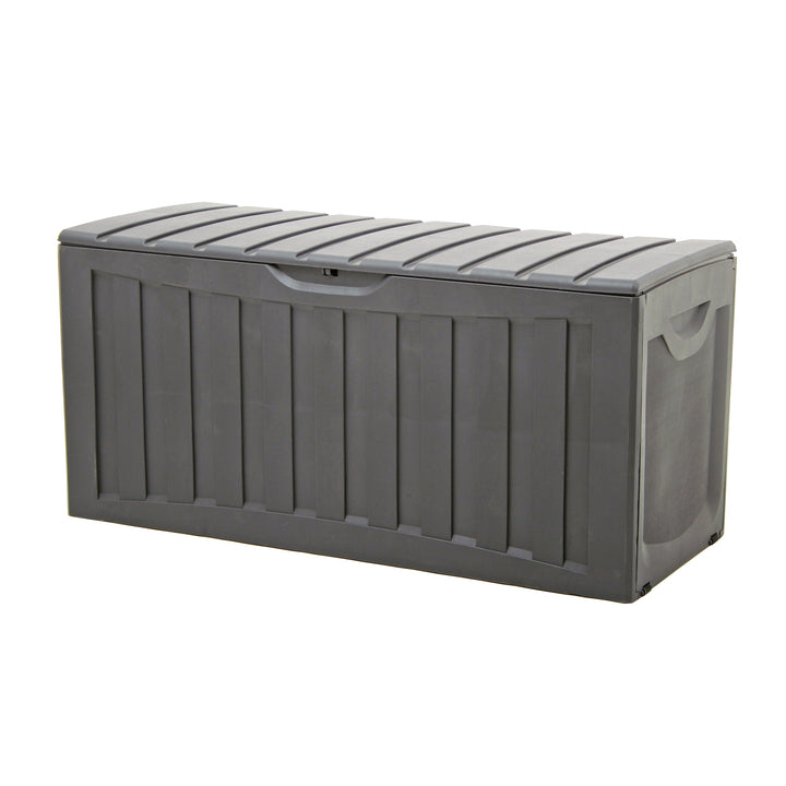 Ram Quality Products Plastic 90G In/Outdoor Locking Cushion Box,Gray (Open Box) - VMInnovations
