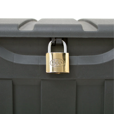 Ram Quality Products Plastic 90 Gal Indoor Outdoor Locking Cushion Box (Used) - VMInnovations