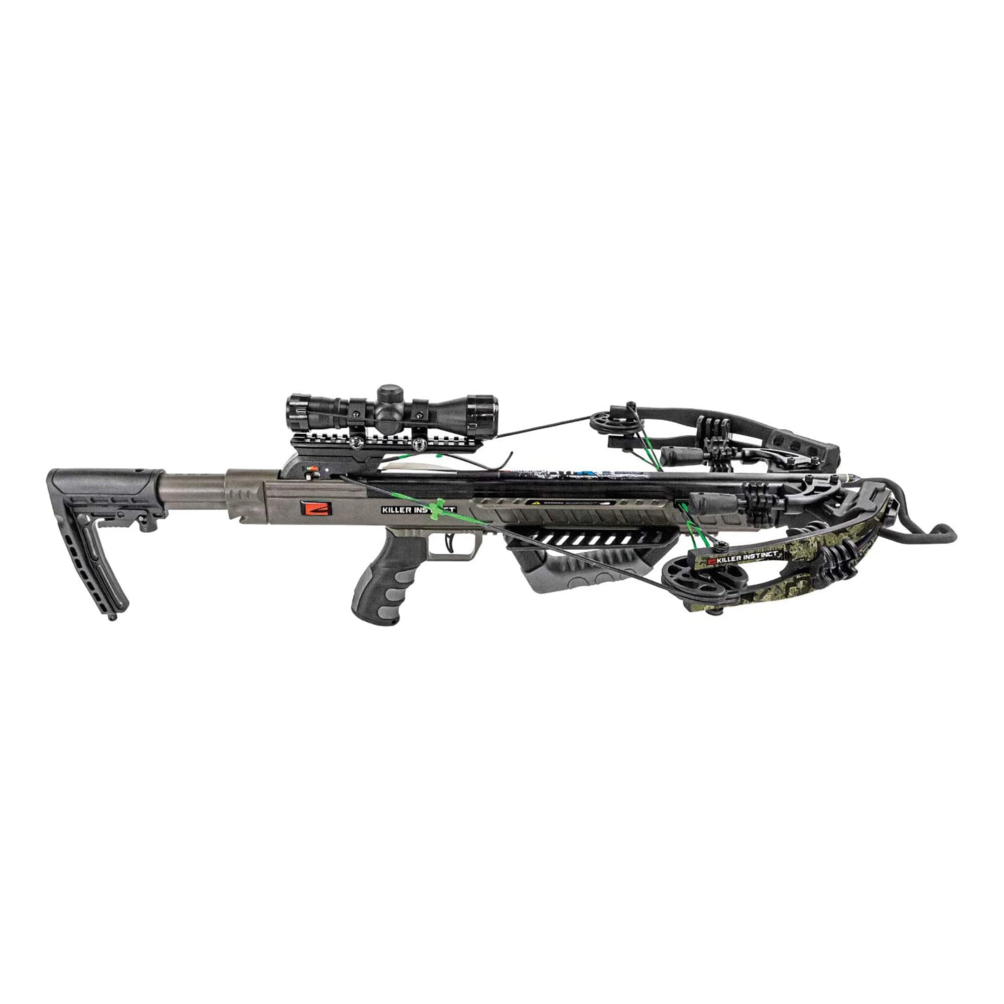 Killer Instinct Hunting Crossbow w/ Ambidextrous Cocker & Morrell Cube Target