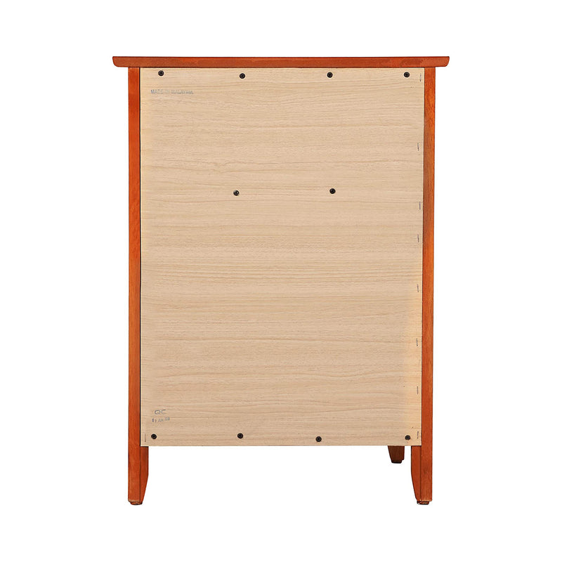 Glory Furniture Izzy 1 Drawer/Storage Door Bedroom Nightstand End Table, Oak
