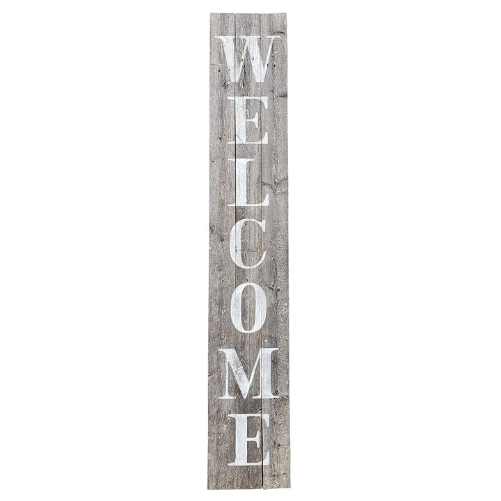 Rockin' Wood Welcome Sign 5' Rustic Farm House Style for Door/Porch (Open Box)