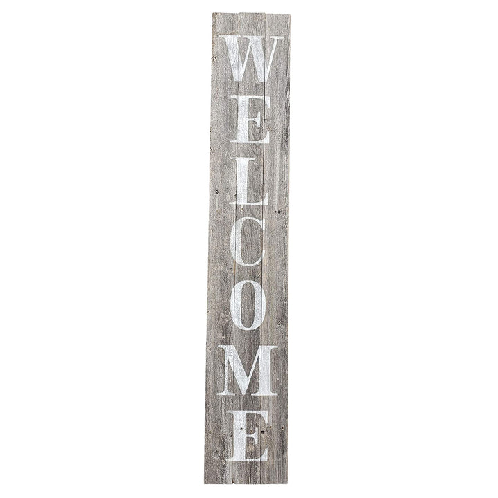 Rockin' Wood Welcome Sign 5' Rustic Farm House Style for Door/Porch (Open Box)