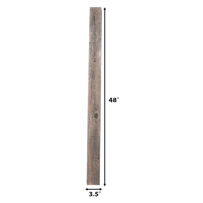 Rockin' Wood Self Adhesive Reclaimed Barn Wood Paneling, Natural (Open Box)