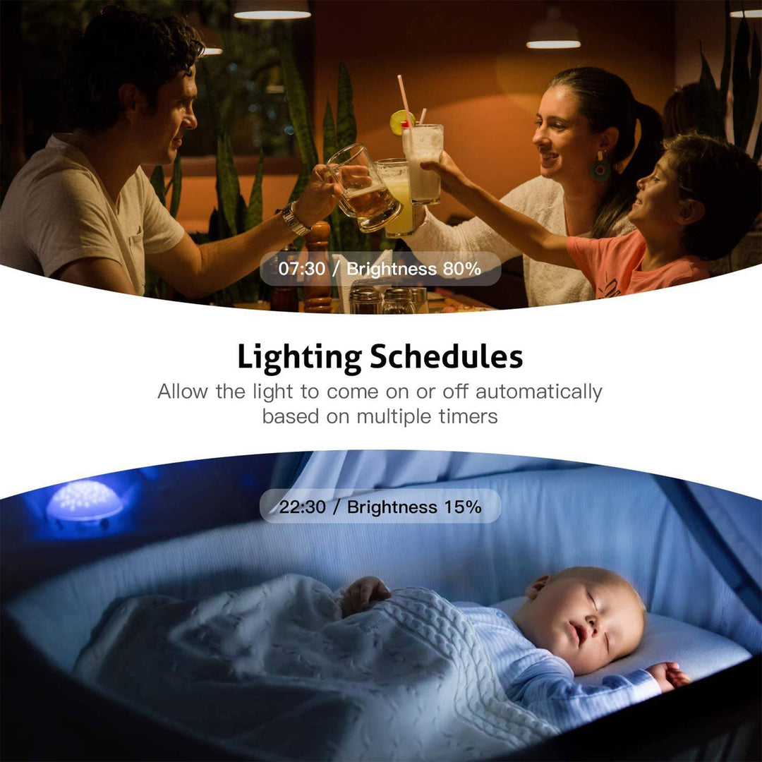 Treatlife Smart Dimmer Single Pole Wall Switch, 400W, White, 4 Pack (Open Box)