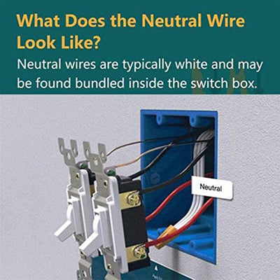 Treatlife Smart Dimmer Single Pole Wall Switch, 2.4g, 400 Watt, White, 4 Pack