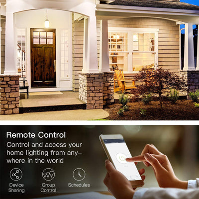 Treatlife 2.4Ghz Wifi Enabled 3 Way Smart Switch, Neutral Wire Required, 4 Pack