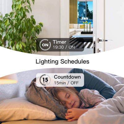 Treatlife 2.4Ghz Wifi Enabled 3 Way Smart Switch, Neutral Wire Required, 4 Pack