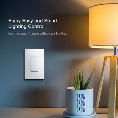 Treatlife 2.4Ghz Wifi Enabled 3 Way Smart Switch, Neutral Wire Required, 4 Pack