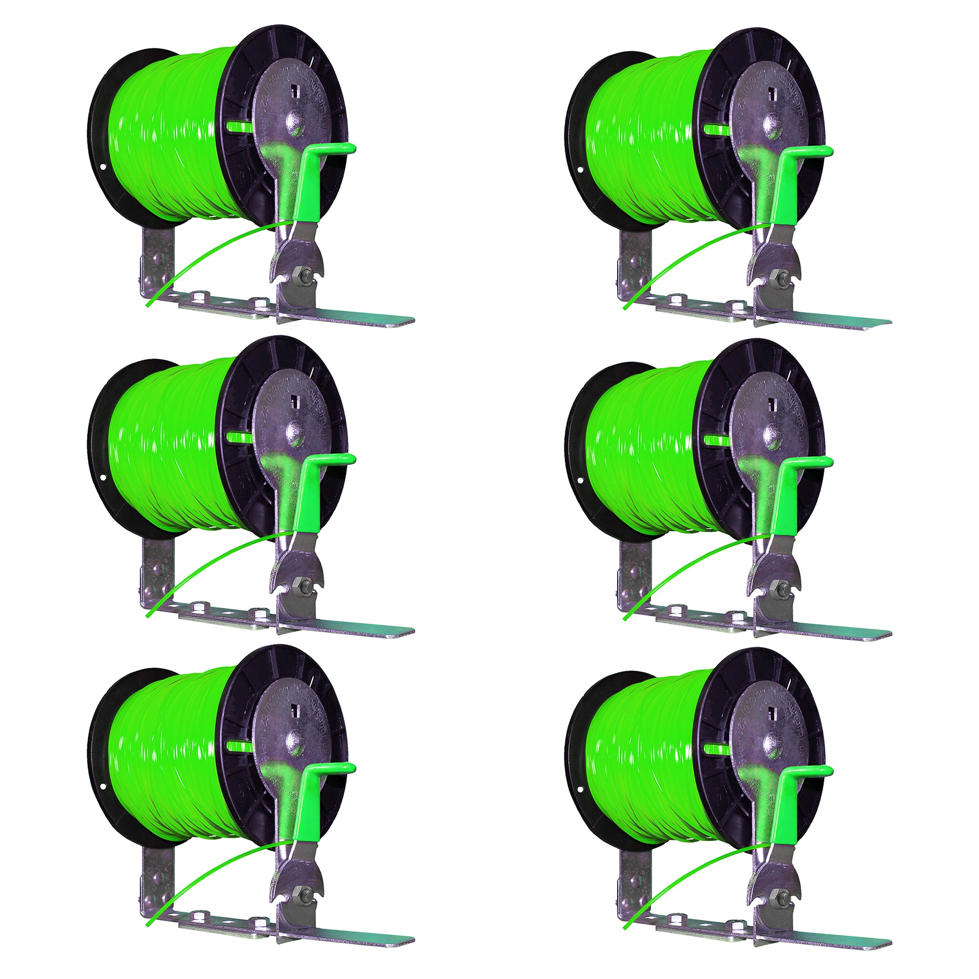 Green Touch Industries XD105 String Trimmer Line Spool Rack with Cutter (6 Pack) - VMInnovations