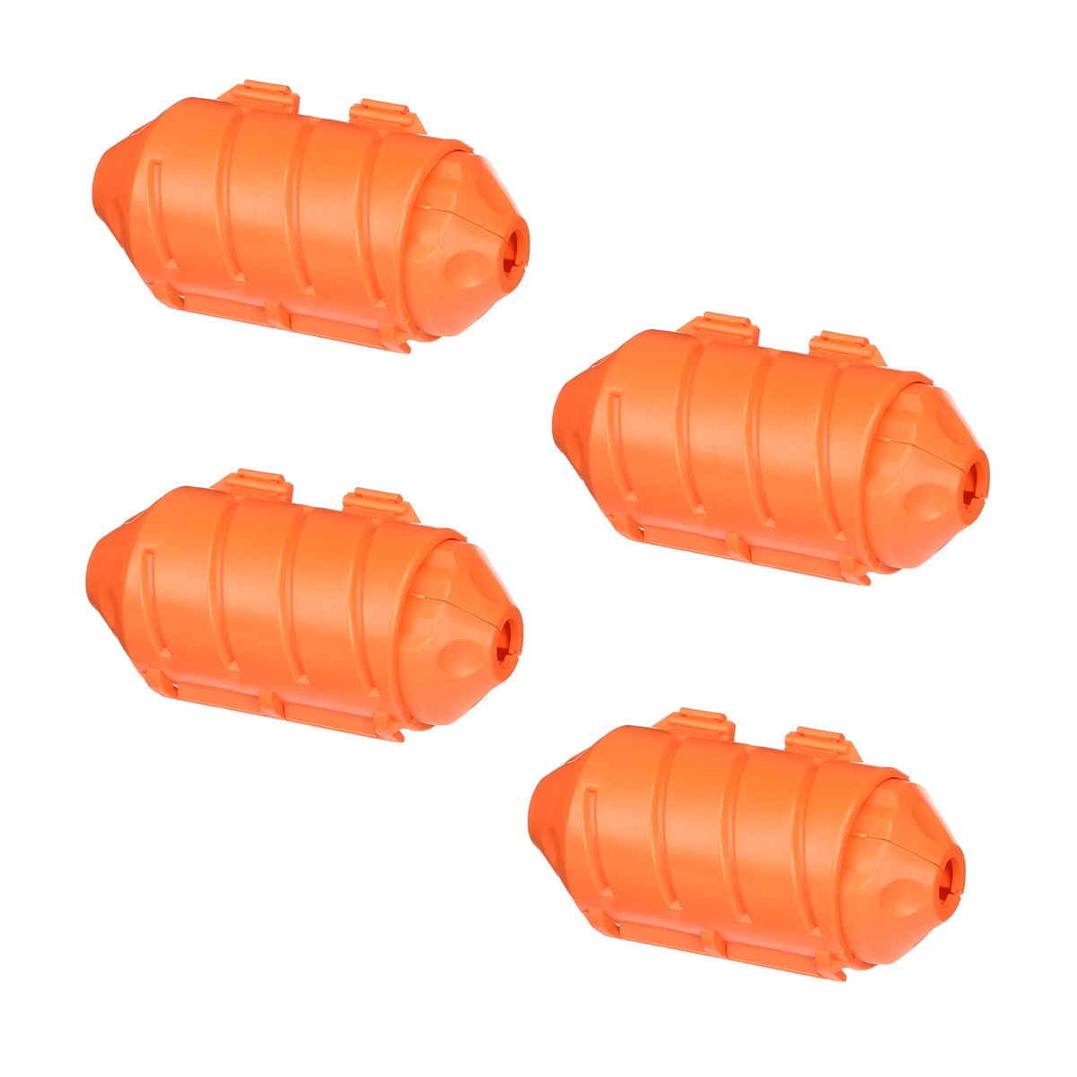 Farm Innovators FI-CC-1 Cord Connect Cord Connection Protector, Orange (4 Pack)