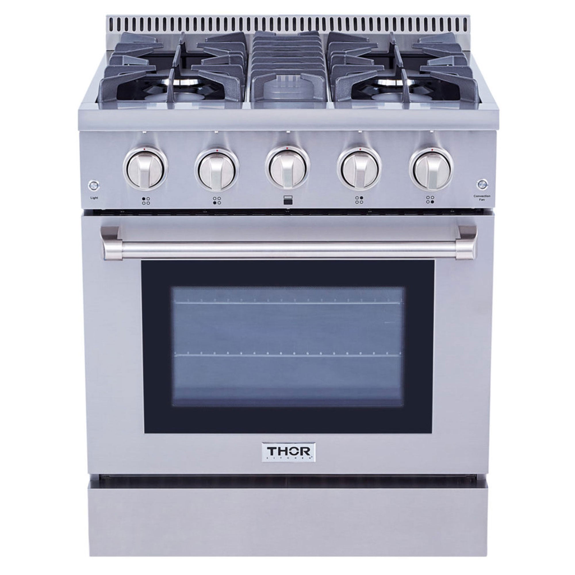 Thor Kitchen 30" Professional 4 Burner Gas Range Kitchen Oven, Stainless Steel