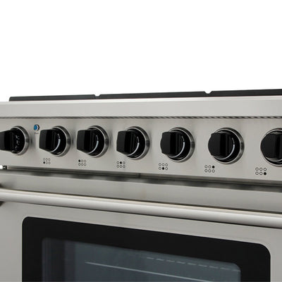 Thor Kitchen 36" Professional 6 Burner Gas Range Kitchen Oven, Stainless Steel