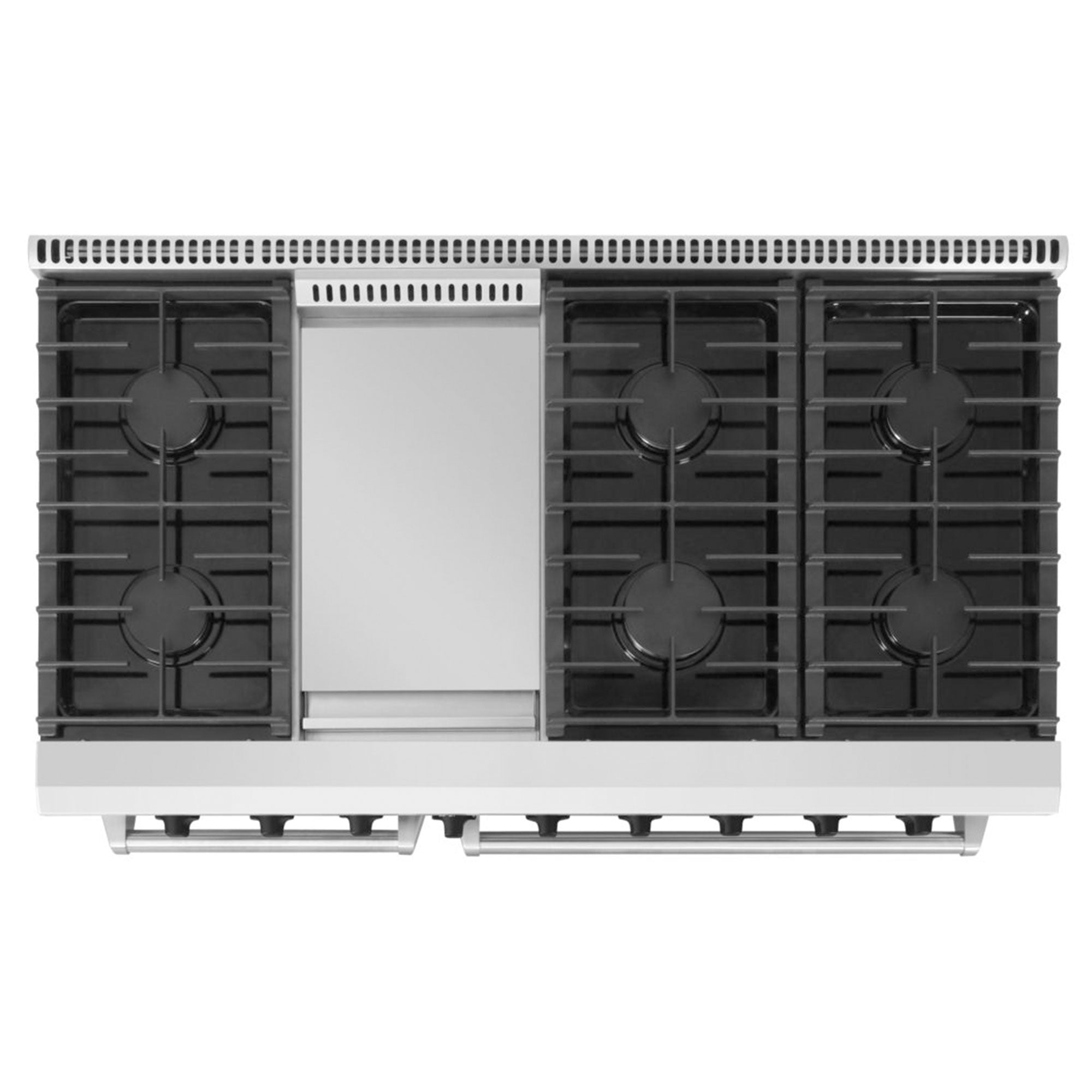 Thor Kitchen 48" Professional 6 Burner Gas Range Double Oven, Stainless Steel