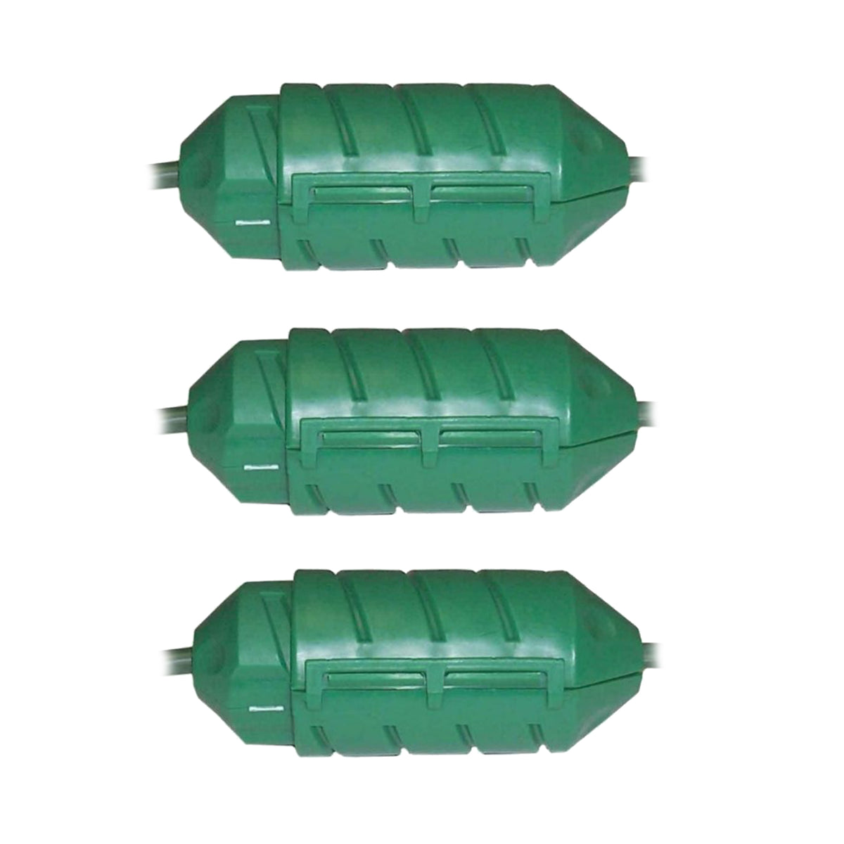 Farm Innovators CC-2 Cord Connect Water Tight Outdoor Cord Lock, Green (3 Pack)
